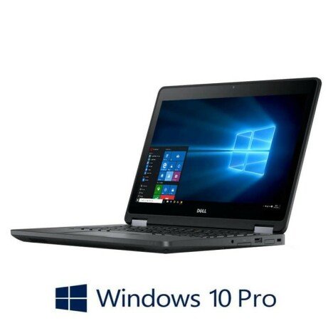 Laptopuri Dell Latitude E5270, Intel i5-6200U, DDR4, 128GB SSD, Webcam, Win 10 Pro